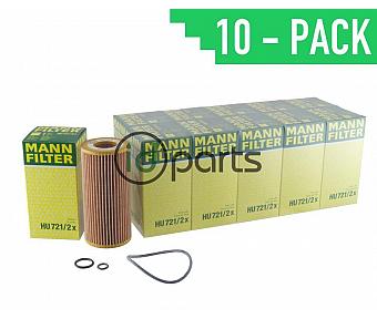 Oil Filter Ten-Pack HU721/2x 6131800009 Mercedes E320 CDI