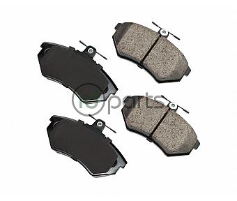 Akebono EURO Ultra Premium Ceramic Disc Brake Pad Kit - Front (A3)(B4)