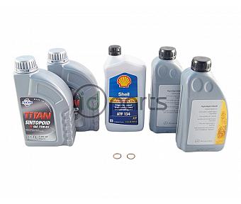 Differential & Transfer Case Fluid Kit (W166)