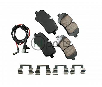 Akebono EURO Ultra Premium Ceramic Disc Brake Pad Kit - Rear (Discovery/Range Rover)