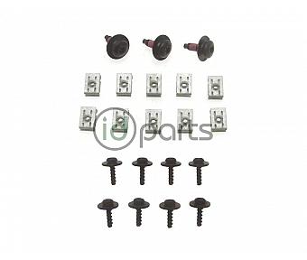 Belly Pan Screw and Clip Set (A5)(Mk6 Golf, Sportwagen)