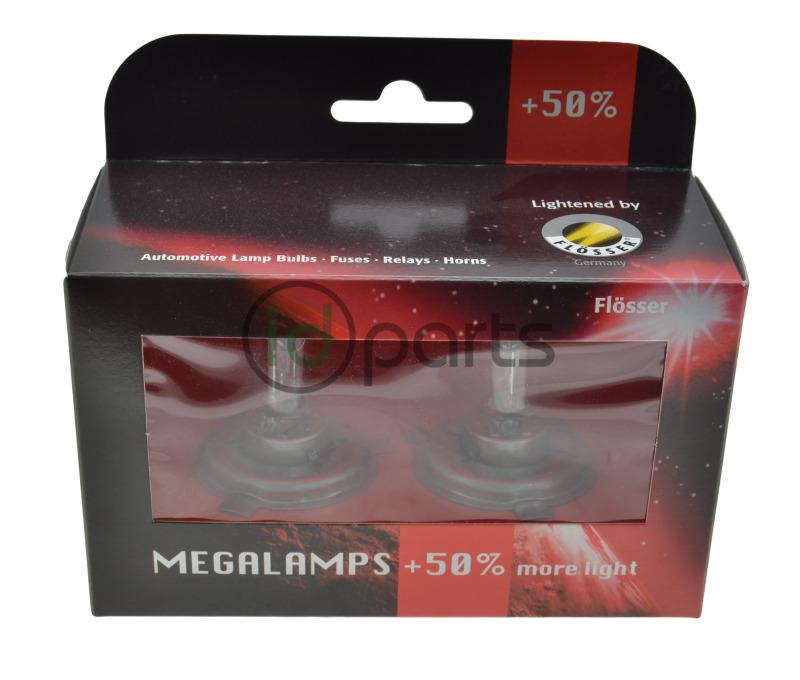 H4 Mega-Plus +50% Bulb 2-Pack (A4 Jetta E-Codes) Picture 1