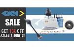 10 % Off GKN Axles and Joint