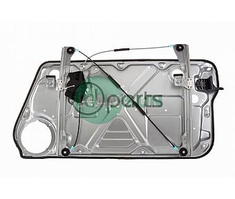 Front Left Window Regulator [With Panel] (New Beetle)