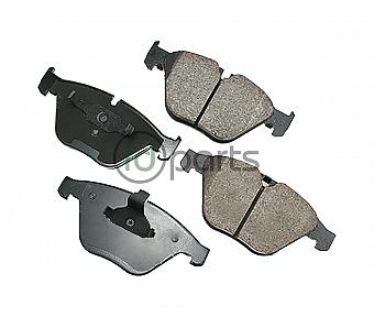 Akebono EURO Ultra Premium Ceramic Disc Brake Pad Kit - Front (E90)