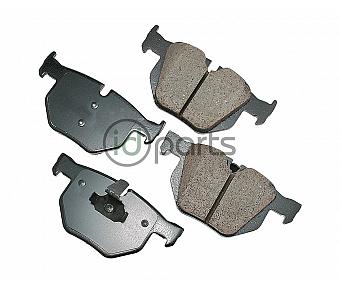 Akebono EURO Ultra Premium Ceramic Disc Brake Pad Kit - Rear (E70)(F15)