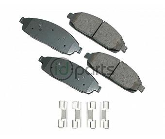 Akebono ProACT Ultra Premium Ceramic Disc Brake Pad Kit - Front (WK)