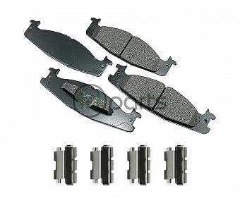 Akebono ProACT Ultra Premium Ceramic Disc Brake Pad Kit - Front (Econoline 94-02)