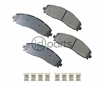 Akebono ProACT Ultra Premium Ceramic Disc Brake Pad Kit - Rear (Super Duty Gen 3/4)