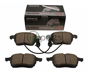 Akebono EURO Ultra Premium Ceramic Disc Brake Pad Kit - Front (B5.5)