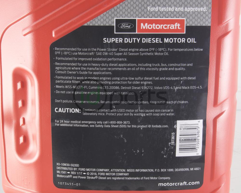 Motorcraft 10w-30 Super Duty Diesel Motor Oil 1.25 Gal Picture 2