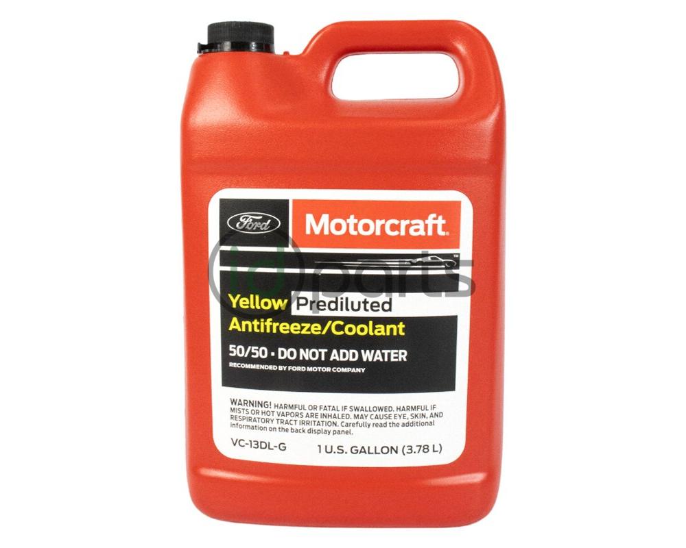 Motorcraft Prediluted YELLOW Antifreeze/Coolant Picture 1