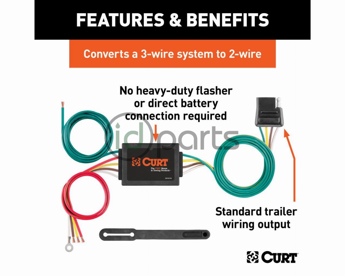 Non-Powered 3-to-2 Wire Tail Light Converter Picture 2