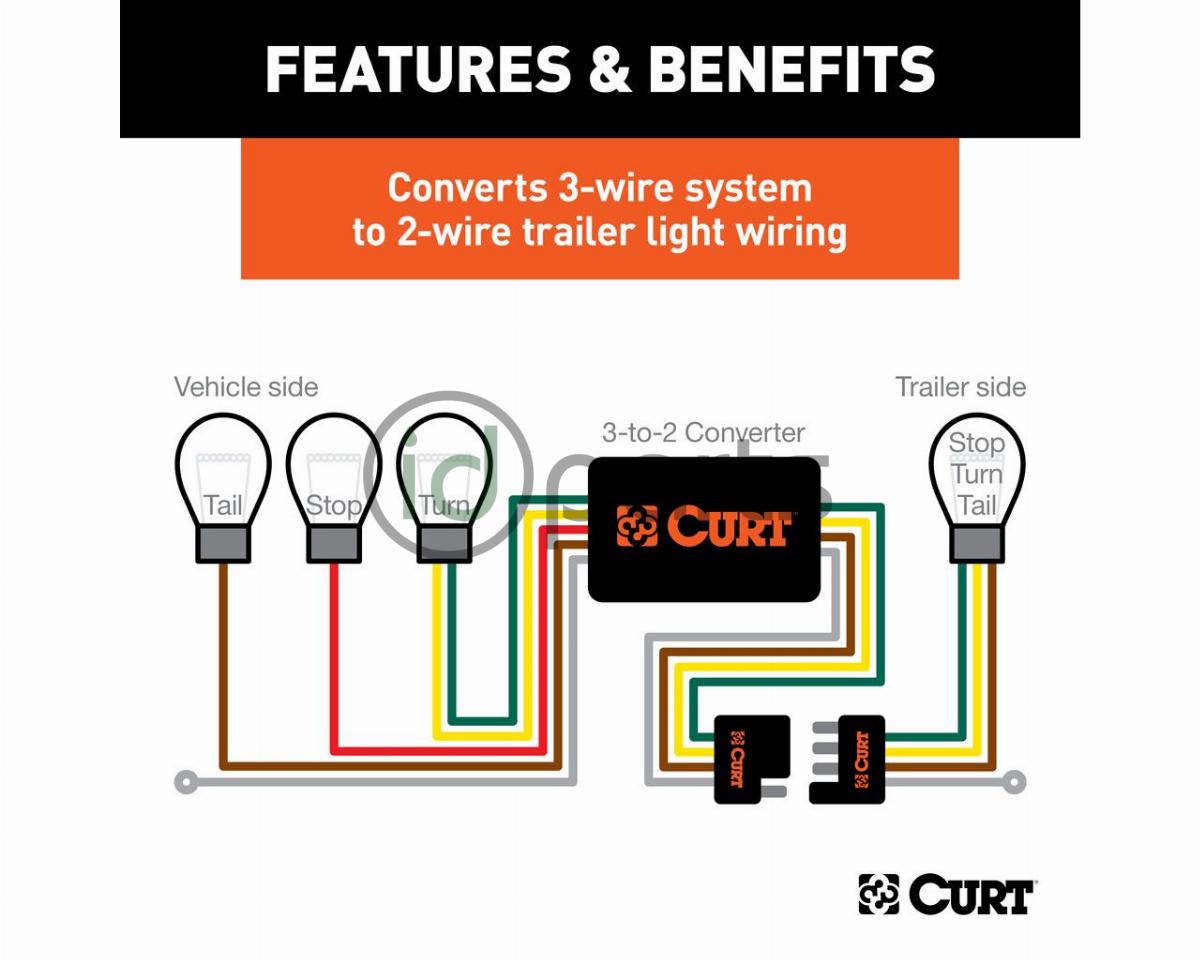 Non-Powered 3-to-2 Wire Tail Light Converter Picture 3