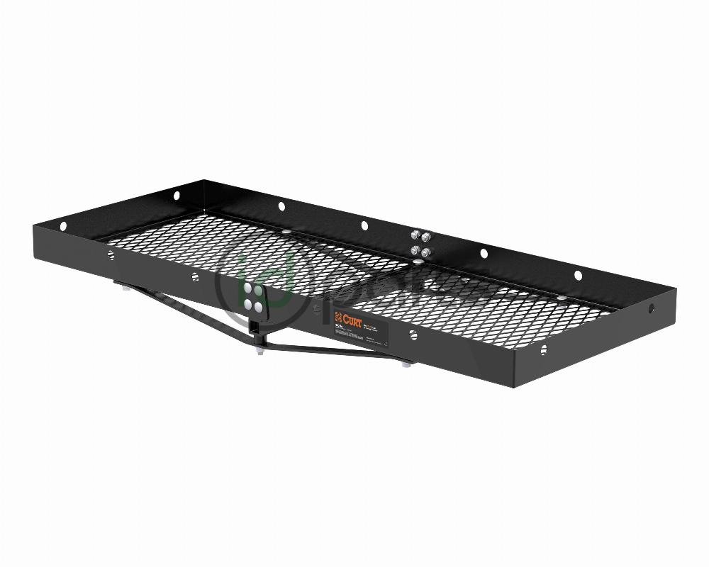 48" x 20" Tray-Style Cargo Carrier (Fixed 1-1/4" Shank with 2" Adapter) - Picture 3