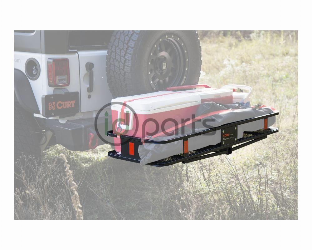 60&quot; x 20&quot; Basket-Style Cargo Carrier (Fixed 2&quot; Shank) - Black  Picture 4