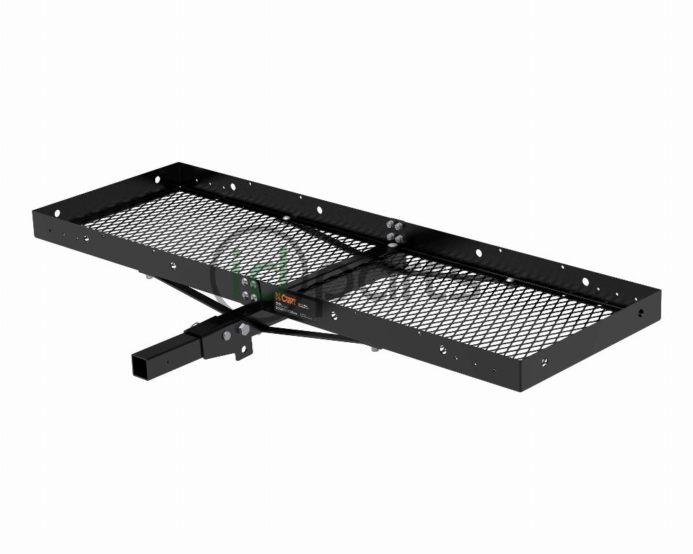 60&quot; x 20&quot; Tray-Style Cargo Carrier (Folding 2&quot; Shank) - Black  Picture 1