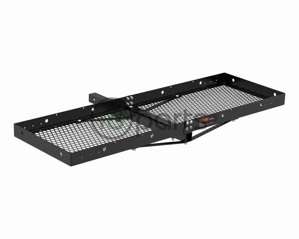 60&quot; x 20&quot; Tray-Style Cargo Carrier (Folding 2&quot; Shank) - Black  Picture 2