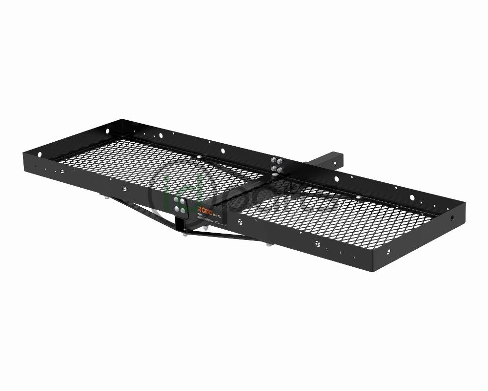 60&quot; x 20&quot; Tray-Style Cargo Carrier (Folding 2&quot; Shank) - Black  Picture 4