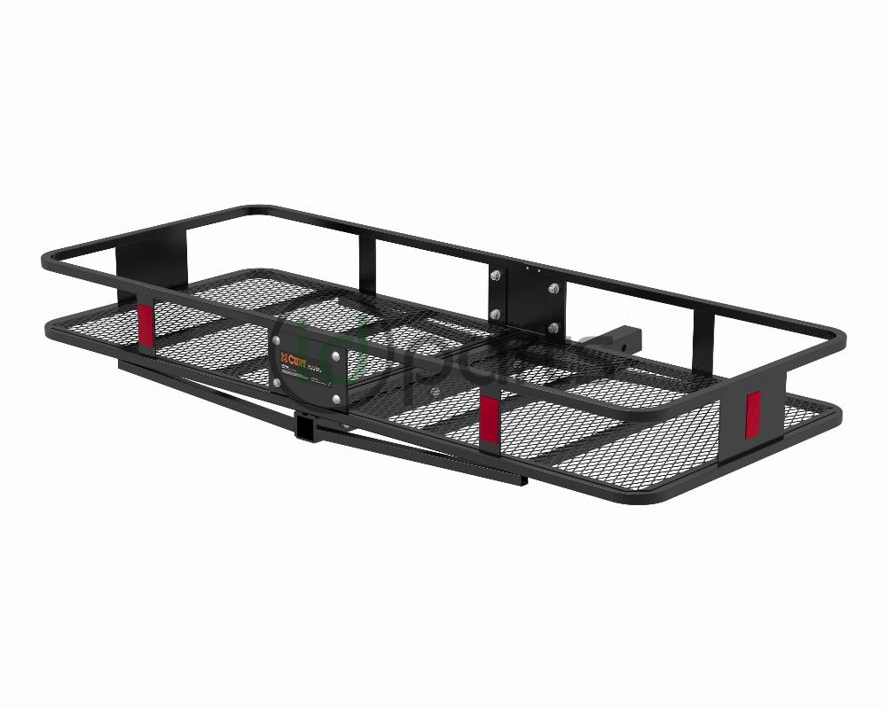 60&quot; x 24&quot; Basket-Style Cargo Carrier (Fixed 2&quot; Shank) - Black Picture 4
