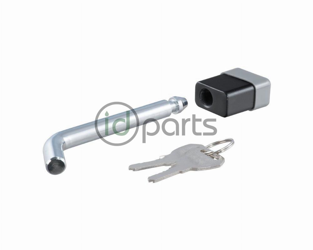 5/8" Hitch Lock (2" - 3" Receiver, Deadbolt, Chrome) Picture 1