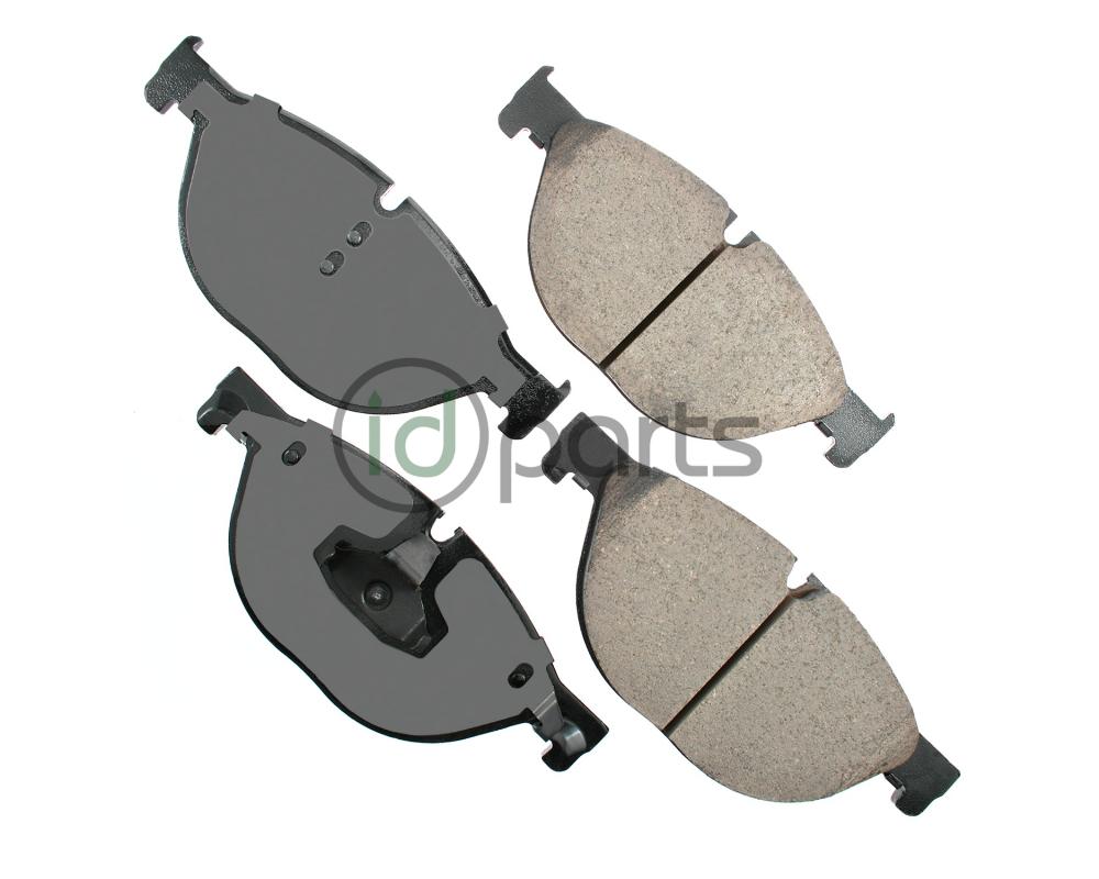 Akebono EURO Ultra Premium Ceramic Disc Brake Pad Kit - Front (F01) Picture 1