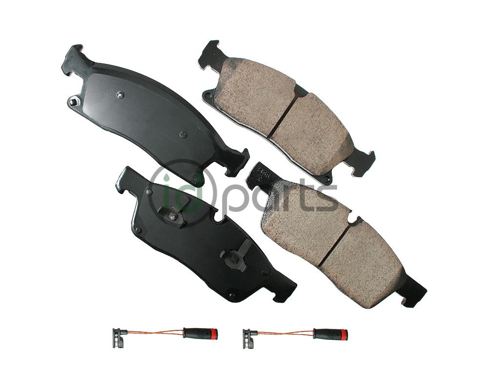 Akebono EURO Ultra Premium Ceramic Disc Brake Pad Kit - Front (W166)(X166)