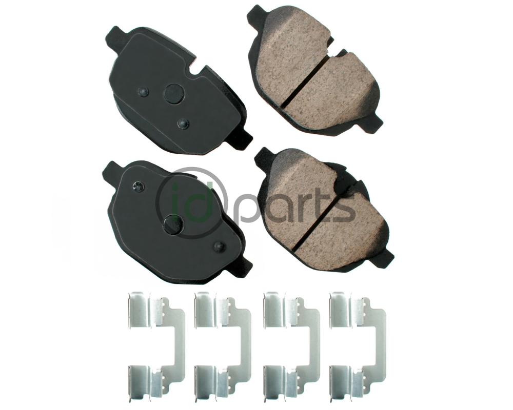 Akebono EURO Ultra Premium Ceramic Disc Brake Pad Kit - Rear (F10)(F25) Picture 1