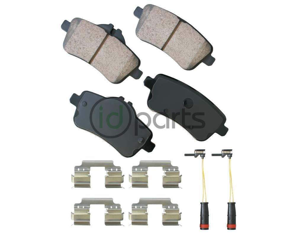 Akebono EURO Ultra Premium Ceramic Disc Brake Pad Kit - Rear (W166) Picture 1