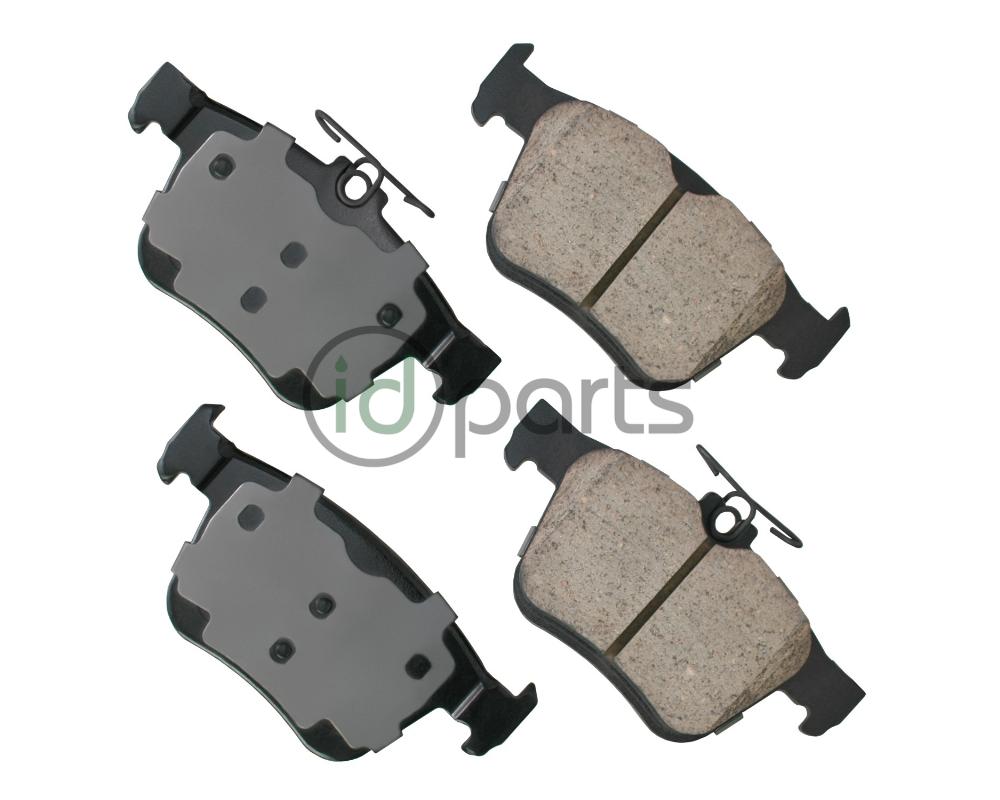 Akebono EURO Ultra Premium Ceramic Disc Brake Pad Kit - Rear(8V) Picture 1