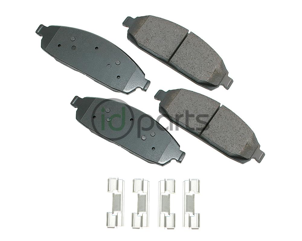 Akebono ProACT Ultra Premium Ceramic Disc Brake Pad Kit - Front (WK)