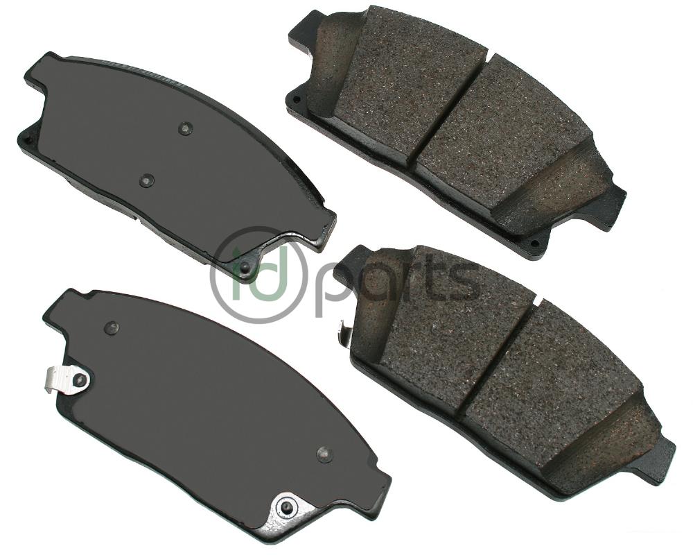 Akebono ProACT Ultra Premium Ceramic Disc Brake Pad Kit - Front (Cruze Gen1) Picture 1