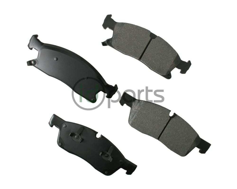 Akebono ProACT Ultra Premium Ceramic Disc Brake Pad Kit - Front (WK2) Picture 1