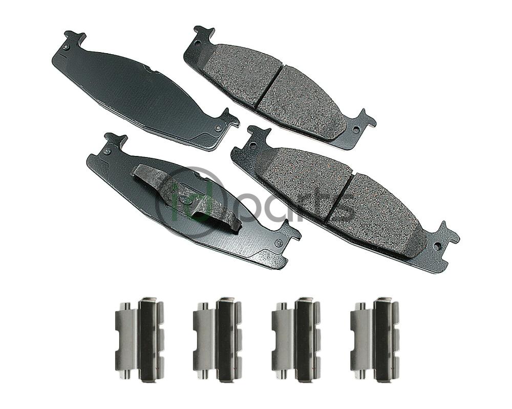 Akebono ProACT Ultra Premium Ceramic Disc Brake Pad Kit - Front (Econoline 94-02) Picture 1