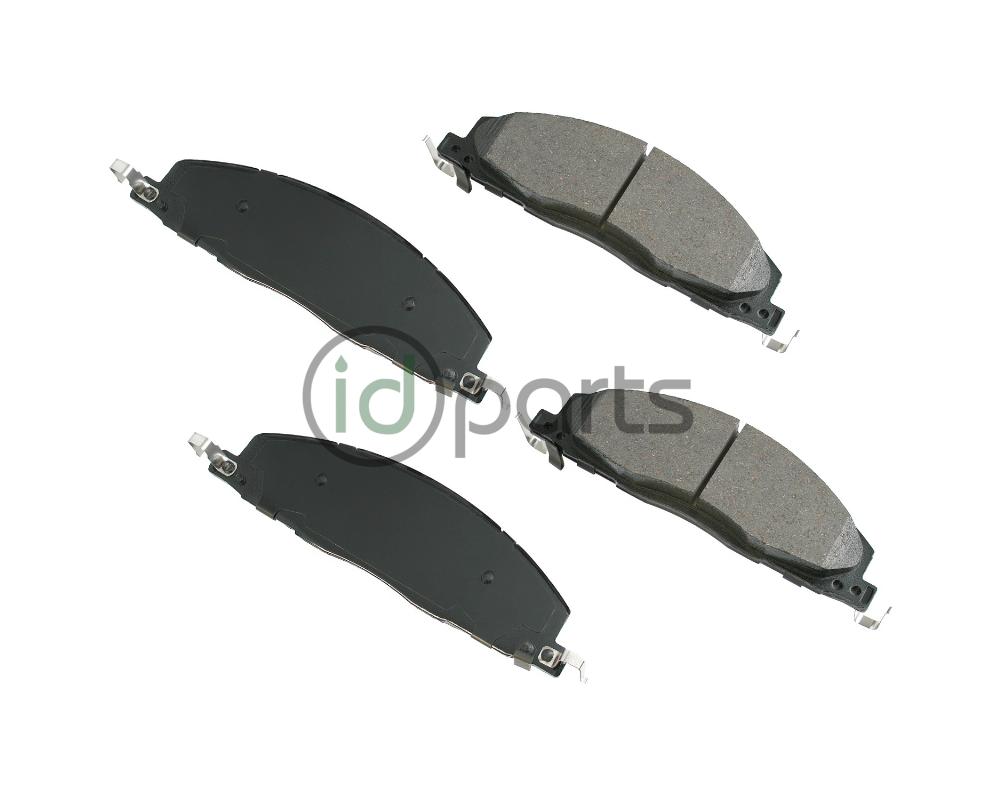 Akebono ProACT Ultra Premium Ceramic Disc Brake Pad Kit - Rear (Ram Gen 4) Picture 1