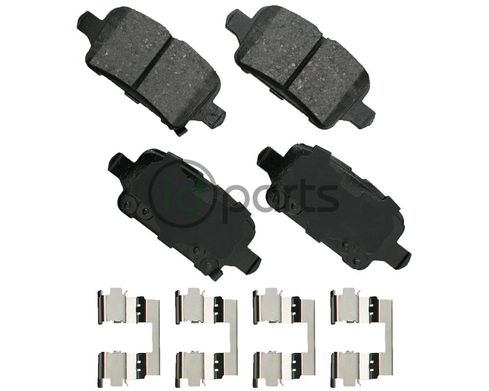 Akebono ProACT Ultra Premium Ceramic Disc Brake Pad Kit - Rear (Cruze Gen 2)(Equinox/Terrain) Picture 1