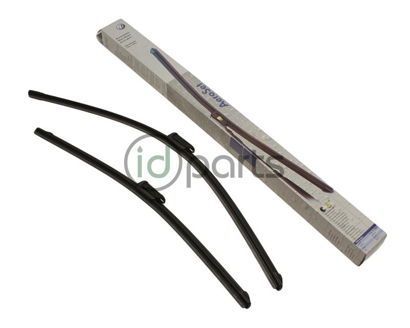 Late A5 Complete Aero Wiper Set [OEM] (A5)(A6) Picture 1