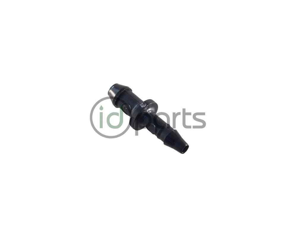 Washer Fluid Pump Barbed Connector - Straight Black (VW) Picture 1