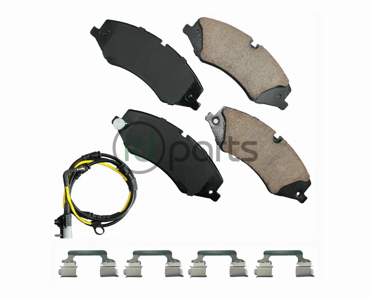 Akebono EURO Ultra Premium Ceramic Disc Brake Pad Kit - Front (Discovery/Range Rover 2017) Picture 1