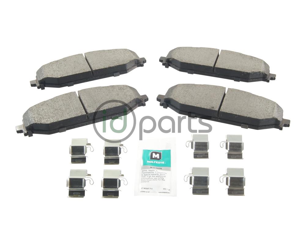Akebono ProACT Ultra Premium Ceramic Disc Brake Pad Kit - Front (Ram Ecodiesel Gen. 5) Picture 1
