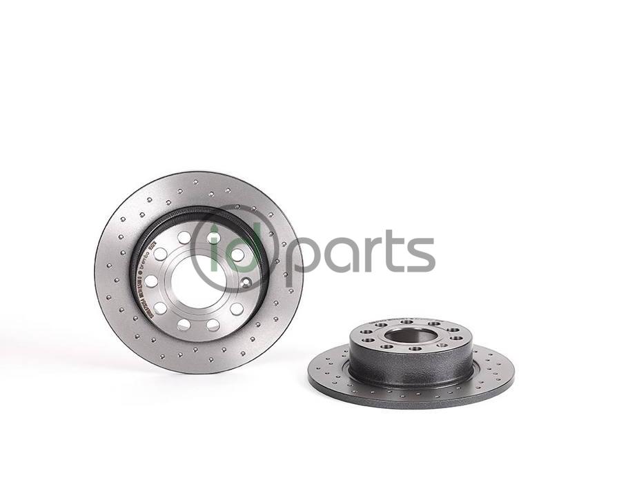 Brembo Rear Rotor [Cross Drilled] (Mk6 253mm)(Mk7) Picture 1