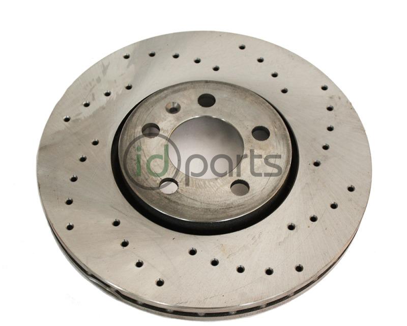 Zimmermann 288mm Cross Drilled Front Rotor (A4-VR6/1.8T) Picture 1