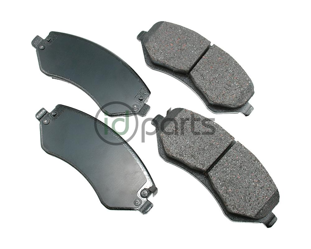 Akebono ProACT Ultra Premium Ceramic Disc Brake Pad Kit - Front (KJ)