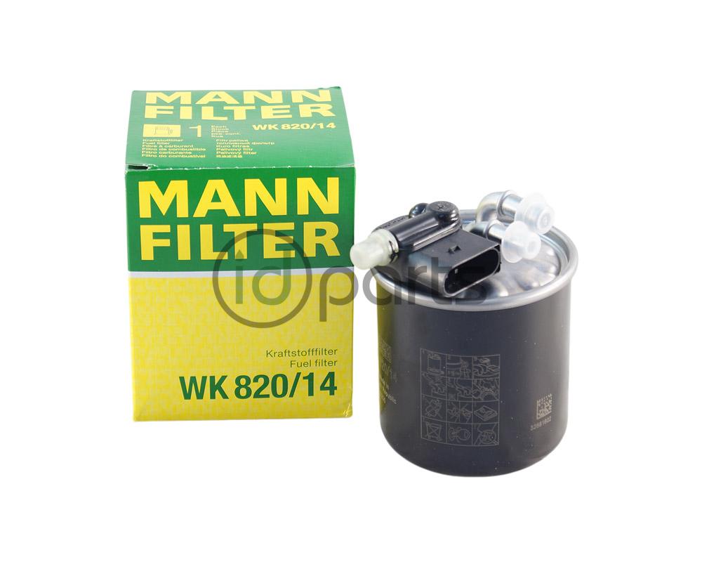 Fuel Filter w/ 5-Pin Plug [MANN] (OM642 Late)(OM651 Early)