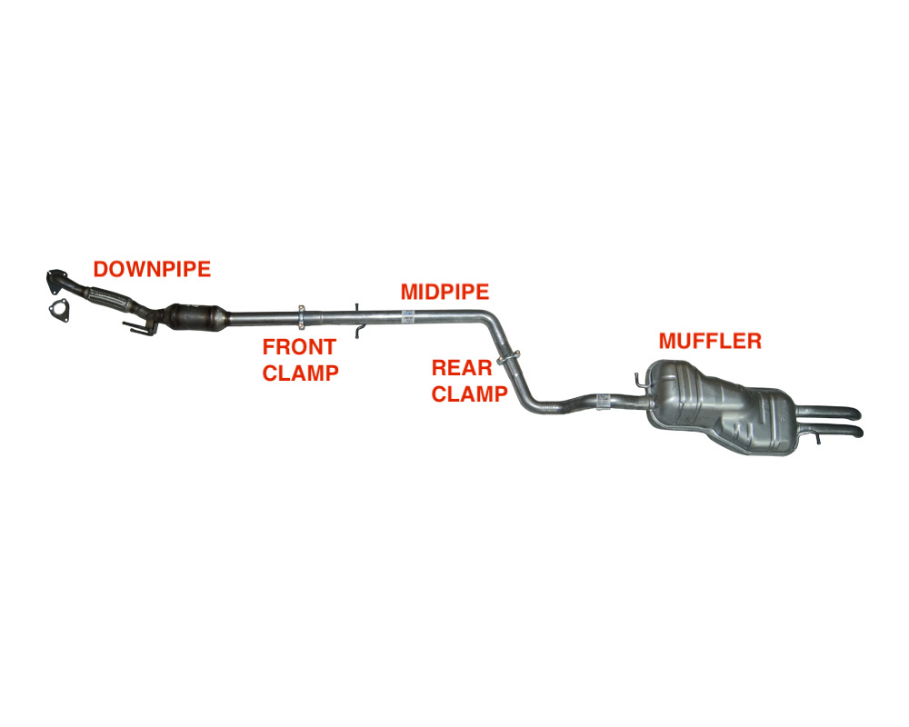 Complete Exhaust System (A4) Picture 2