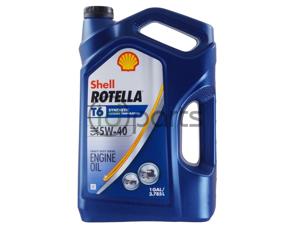 Shell Rotella T6 Full Synthetic 5w40 1 Gallon CJ 4 MS 10902 Cummins 20081 68171006PA 550045347