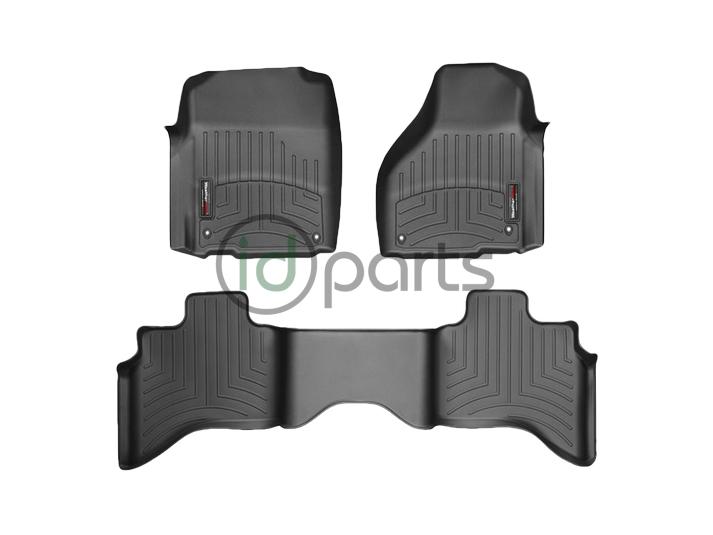 WeatherTech FloorLiners - Front & Rear Set (Ram Ecodiesel Quad) Picture 1