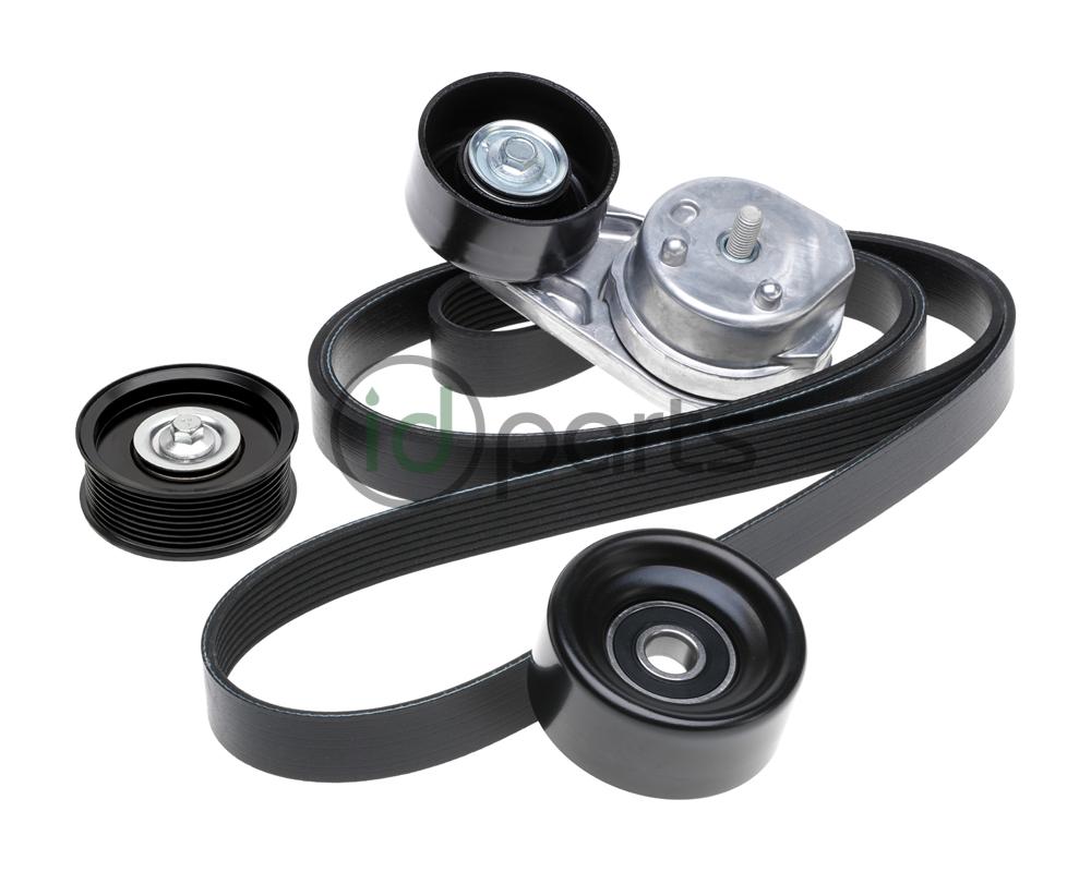 TB Serpentine Drive Belt Tensioner & Idler Pulley Kit For Mercedes-Benz (2722000270, 2722021419)