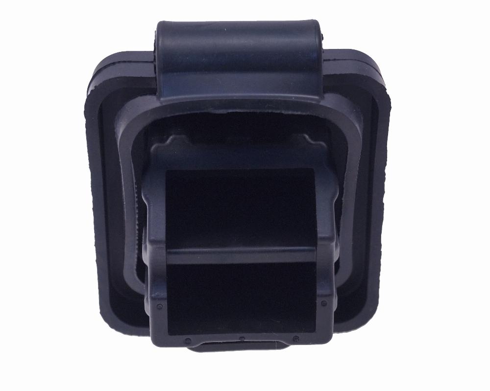 Dodge Enchufe Receptor de Enganche con Logo de Cabeza de RAM, Negro
