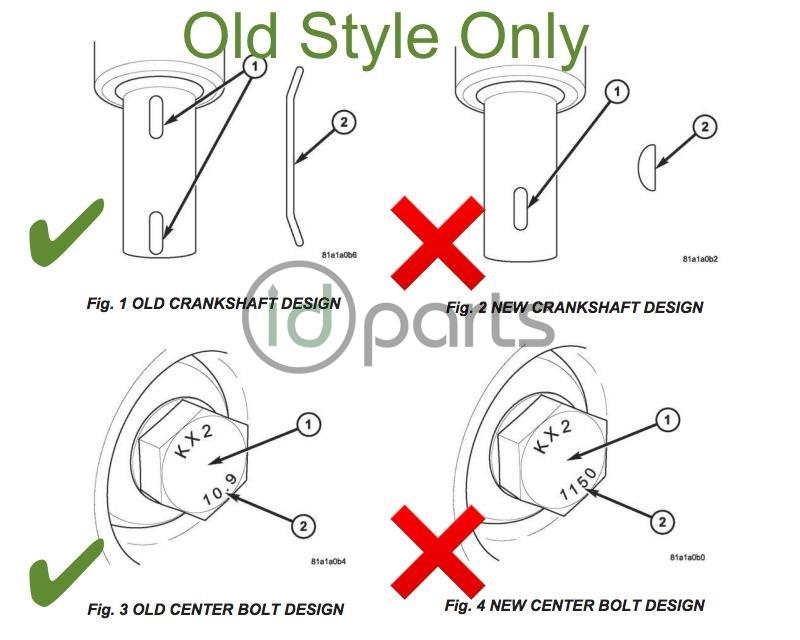 Front Crankshaft Bolt (T1N Old Style) Picture 3